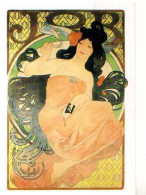 MUCHA Job (rot) Femme Elegante, Carte Moderne - Mucha, Alphonse