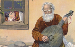 Ukraine - Old Man Playing Traditional Music Instrument Ca.1910 - Ukraine