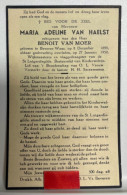 Devotie DP - Overlijden Maria Van Haelst Echtg Van Moer - Beveren-Waas 1899 - 1950 - Avvisi Di Necrologio