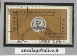 USATI ITALIA POSTA PRIORITARIA 1999 - Ref.1404 "1^ Emissione" 1 Val. - - 1991-00: Used