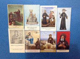 Lotto Da 8 Santini Holy Card Image Pieuse Tutti Differenti - Images Religieuses