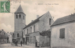 95-SEUGY- LA PLACE DE L'EGLISE - Altri & Non Classificati