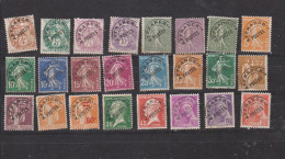 France Lot Préobliteres - 1893-1947