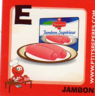 Magnets Magnet Reperes Leclerc Lettre E Jambon - Letters & Cijfers