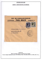 DDGG 021  -- Enveloppe TP Joséphine Charlotte LUXEMBOURG Ville 1947 Vers LEIPZIG - Censure Luxembourgeoise - Brieven En Documenten