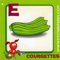 Magnets Magnet Reperes Leclerc Lettre E Cougettes - Letters & Digits