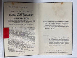 Devotie DP - Overlijden Elisa Van Bogaert Wwe Van Biesen - Haasdonk 1890 - Beveren-Waas 1956 - Obituary Notices