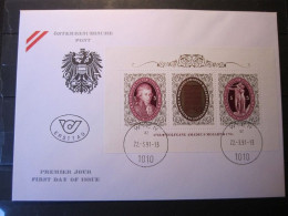 Autriche Lettre FDC Musique Mozart - Música