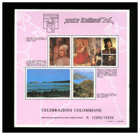 ITALIA - 1992 -  ZECCA DELLO STATO - CELEBRAZIONI COLOMBIANE - CRISTOFORO COLOMBO - COLUMBUS - Variétés Et Curiosités