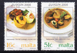 Europa Cept  2005 Malta 2v ** Mnh (59561D) ROCK BOTTOM - 2005