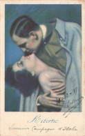 COUPLES - Reitorno - Souvenir Campagne D'Italie - Colorisé - Carte Postale Ancienne - Paare