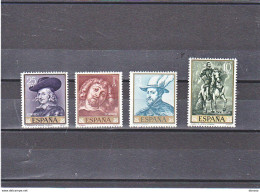 ESPAGNE 1962 PEINTURES DE RUBENS Yvert  1099-1102, Michel 1322-1325 NEUF** MNH Cote Yv 22 Euros - Nuevos