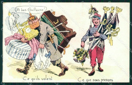 WWI WW1 Propaganda Patriotic War Humor Anti German Postcard XF3150 - Autres & Non Classés