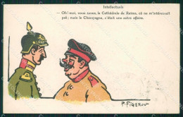 WWI WW1 Propaganda Patriotic War Humor Anti German Postcard XF3294 - Autres & Non Classés