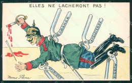 WWI WW1 Propaganda Patriotic Humor Kaiser Wilhelm Anti German Postcard XF3270 - Autres & Non Classés