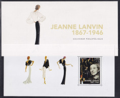 France Bloc Souvenir N°138 - Jeanne Lanvin - Neuf ** Sans Charnière - TB - Blocs Souvenir