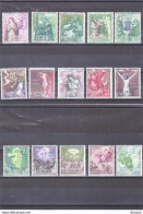 ESPAGNE 1962 PEINTURES Yvert 1134-1144 + PA 290-293, Michel 1355-1369 NEUF** MNH Cote Yv 16, 50 Euros - Unused Stamps