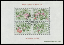 MONACO Block 34 Zentrisch Gestempelt S01742E - Blocks & Sheetlets