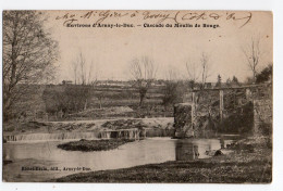 Environs D'ARNAY LE DUC * COTE D'OR * CASCADE DU MOULIN DE ROUGE * éditeur Rimet-Bazin - Arnay Le Duc