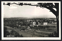 AK Mureck /Stmk., Ortsansicht Aus Der Vogelschau Mit Fluss  - Sonstige & Ohne Zuordnung