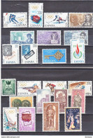 ESPAGNE 1968 Yvert 1504-1506 + 1517-1523 + 1530-1534 + 1545-1548 + 1554-1557 NEUF** MNH - Unused Stamps