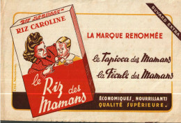 Buvard -     RIZ CAROLINE  Le Riz Des Mamans - Autres & Non Classés