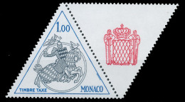 MONACO PORTOMARKEN Nr 74ZfRe Postfrisch WAAGR PAAR X3BA5B6 - Postage Due