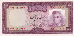 BILLETE DE IRAN DE 100 RIALS DEL AÑO 1971 CALIDAD EBC (XF) (BANKNOTE) - Irán