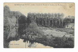 CPA ROMILLY SUR SEINE, CANAL DU MOULIN ET JARDINS DU ROCHER, AUBE 10 - Romilly-sur-Seine