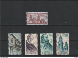 ESPAGNE 1970 Conquérants De L'Amérique XI  Yvert 1651-1655 NEUF** MNH - Unused Stamps