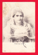 E-Egypte-98PH23   Femme Turque Voilée Cpa Précurseur, Voir Verso - Altri & Non Classificati