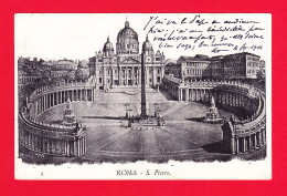 E-Italie-211PH6  ROMA, San Pietro, Cpa Précurseur - Eglises