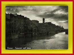 E-Italie-241PH7  FIRENZE, Tramonto Sull' Arno, Type Photo, BE - Firenze (Florence)