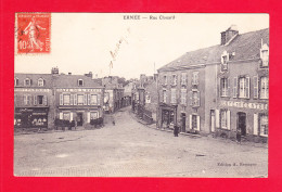 F-53-Ernee-26Ph63  La Rue Clouard, Café De L'ouest Et Café Du Centre, Cpa BE - Ernee