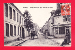 F-76-Gournay-19Ph63  Rue De L'abeuvoir, Prise De La Rue Du Plessis, Café Restaurant, Boulangerie, Petite Animation, Cpa  - Gournay-en-Bray