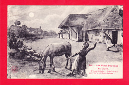 Illust-1865Ph63  Nos Bons Paysans N° 10, L'âne Altéré, Cpa BE - 1900-1949