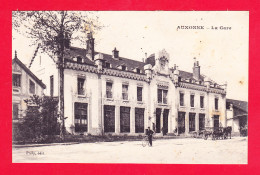 F-21-Auxonne-06A67  La Gare, Vue Extérieure, Cpa  - Auxonne