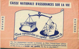 Buvard -          Caisse Nationale D'Assurances Sur La Vie - Other & Unclassified