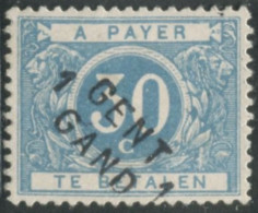 Belgique Timbre-taxe (TX) - Surcharge Locale De Distributeur - GENT / GAND 1 - (F962) - Sellos