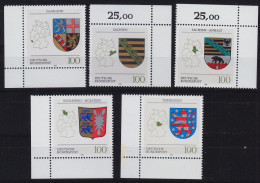 GERMANY BUND [1994] MiNr 1712-17 ( **/mnh ) [01] Wappen Eckrand - Ungebraucht