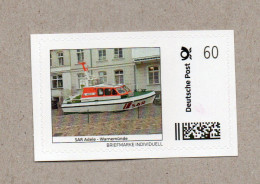 072] BRD - Briefmarke Individuell - Schiff Ship - SAR Adele In Warnemünde - Personnalized Stamps