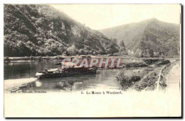 CPA La Meuse A Waulsort Bateau - Hastière