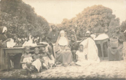 MIKIBP1-031- GABON MISSION FILEUSE DE COTON CARTE PHOTO - Gabon