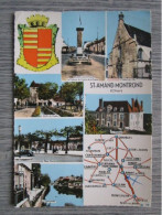 Cpa Saint Amand Montrond (18) Multivues - Saint-Amand-Montrond