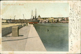 MALTA - HYDRAULIC DOCK - MISIDA / MSIDA  - MAILED 1904 / STAMP  (18180) - Malte