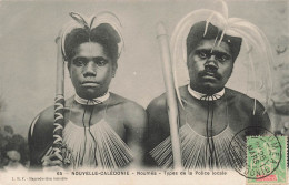 NOUVELLE CALEDONIE - Nouméa - Types De La Police Locale - Animé - Carte Postale Ancienne - Nueva Caledonia