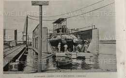 1905 LA CATASTROPHE DU SOUS MARIN " FARFADET " - LA VIE ILLUSTRÉE - 1900 - 1949