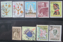 Angola ( 9 Timbres ) - OBLITERE - Angola