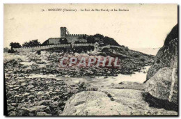 CPA Roscoff Le Fort De Per Haridy Et Les Rochers - Roscoff