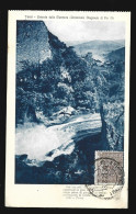 Terni Cascata Delle Marmore Diviazione Diagonale Di Pic Vl Poste Italiane 1921 Cachet Terni Htje - Terni